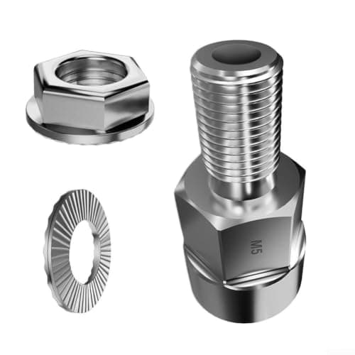 EMTB Axle Adapter M5 Steel Bike Trailer Coupler(Grandma Gray) — view 3