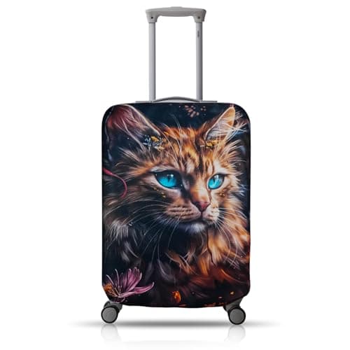 Chostky Travel Luggage Cover, Anti Scratch Travel Suitcase Protector, Elastic Washable & Stretchable Suitcase Cover, Baggage Covers Luggage Approved Travel Accessories (XL)