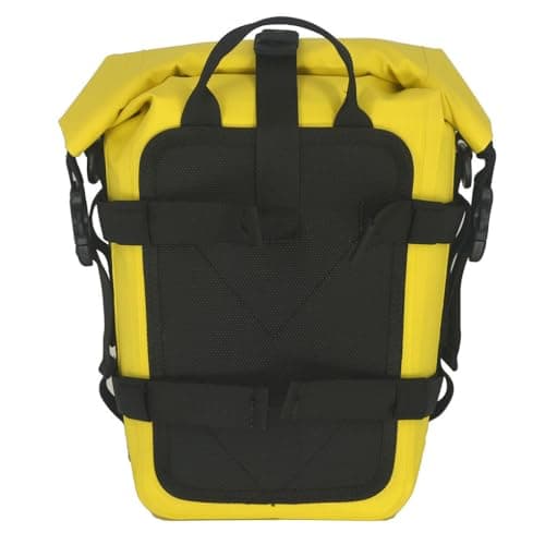 PIXZCSA Motorcycle Tail Bag Waterproof Luggage Saddle Bag,Yellow,8l — view 6