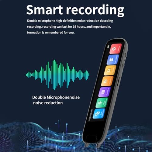 Scan Reader Pen for Dyslexia, Portable 112 Language Translator Device, Scan Reader Pen for Voice Translator Device, Reading Pen Text Excerpt for Business Travel Students Learning — view 5