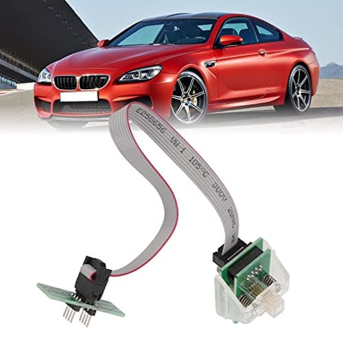 Cocoarm Chip Anti Theft Data Reading Adapter Metal 8Pin Socket Clip Adapter for FEM BDC 95128 95256 Read Write Data Plug and Play for Car Key Repair Technicians — view 3