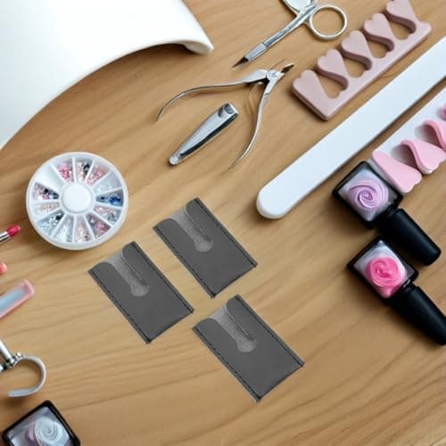DIYEAH Safety Razor Case 6 Pack Protective PU Leather Pouch for Butterfly Style Lightweight Travel Accessory for Men Grooming — view 4