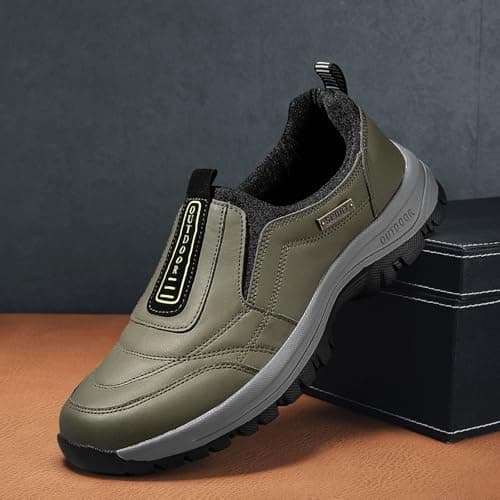 Hiking Shoes for Men Slip-On Sports Sneakers Casual Orthopedic Walking Shoe — view 2