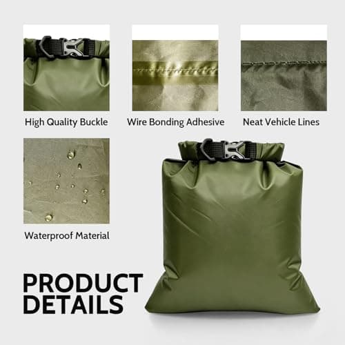 Houbobo 4 Pack Waterproof Dry Bags, 1.5L Lightweight Waterproof Dry Sacks — view 4