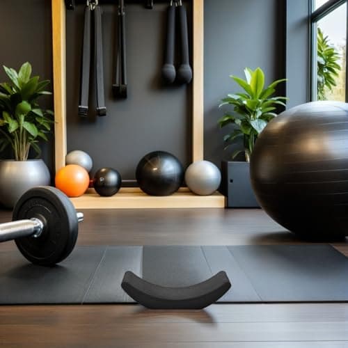 4pcs Dumbbell Rack Stand Shockproof Rubber Pad Base for Home Gym — view 6