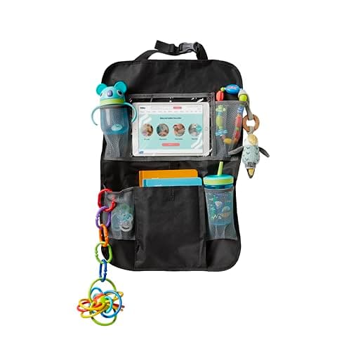 Nuby Backseat Car Organiser with Multiple Storage Sections & Tablet Pocket