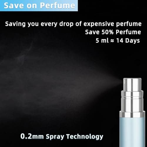 2-Pack 5ml Perfume Atomiser Bottles Refillable Travel, Perfume Spray Bottle — view 2