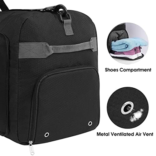 WANDF 65L Large Travel Holdall Duffle Luggage Bag Foldable — view 4