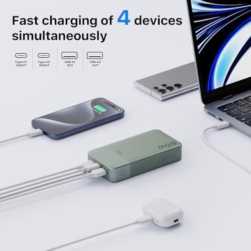 JUOVI 65W Power Bank Fast Charging 20000mAh — view 6