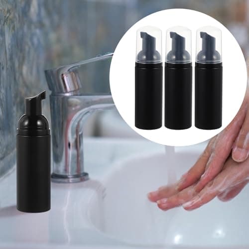 Foaming Pump Bottle Mini 50ml 3pcs Plastic Dispenser for Travel — view 5