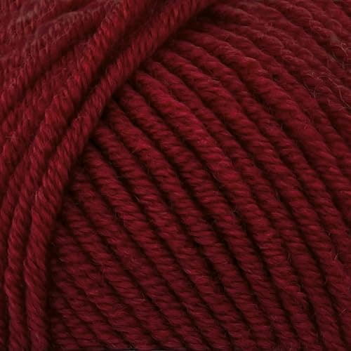 Frida's Wollhaus Drops 50 g Merino Extra Fine Mulesing-Free Washable Crochet Knitting 46 Colours (Plain Colour 32 | Dark Pink) — view 2