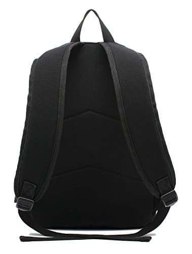 kayond Casual Style Lightweight Canvas Laptop Bag/Business Backpacks/School Backpack/Travel Backpack (Black) — view 4