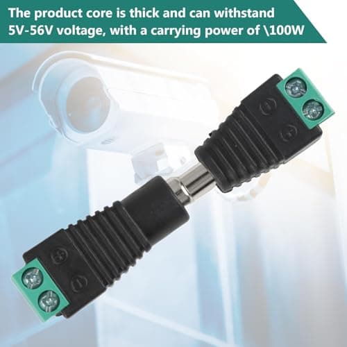 5 Pairs Premium 2.1 X 5.5mm Connector 12V Male Female DC Jack Connector — view 3