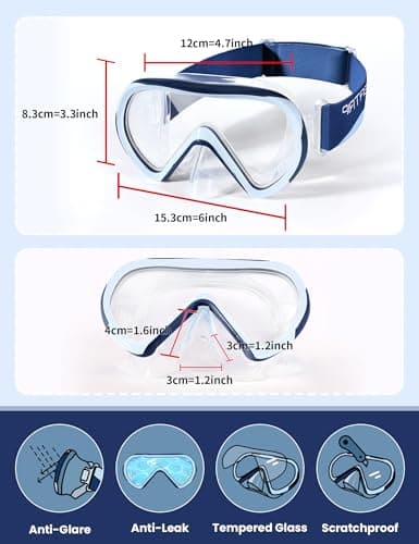 Supertrip Kids Swimming Goggles with Nose Cover for Ages 6-14 — view 6
