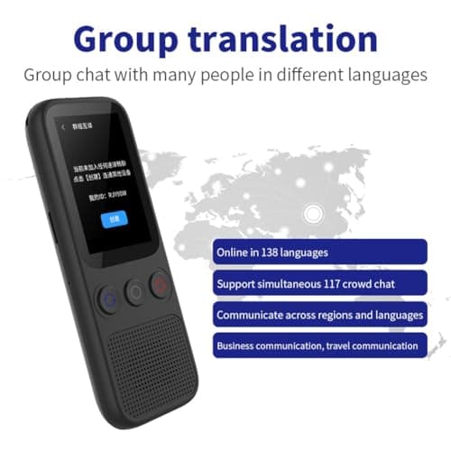 Fiorky Instant Language Translator Device with Voice - Support 138 Languages Instant Offline Language Translator Device with Online Offline Translation for Travel Business — view 6