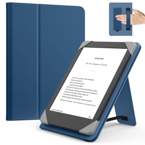 MoKo Universal Case for 6 inch kindle eReaders and Tablets, Dark Sea Blue