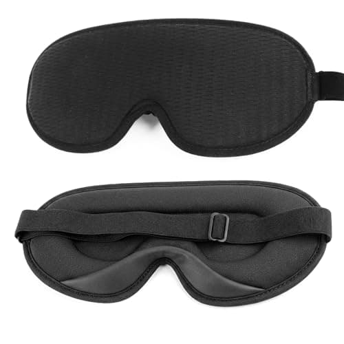 Sleep Mask Women Men 3D Contoured Eye Mask for Sleeping Mesh Fabric Side Sleeper Friendly Nap Rest Travel Essentials