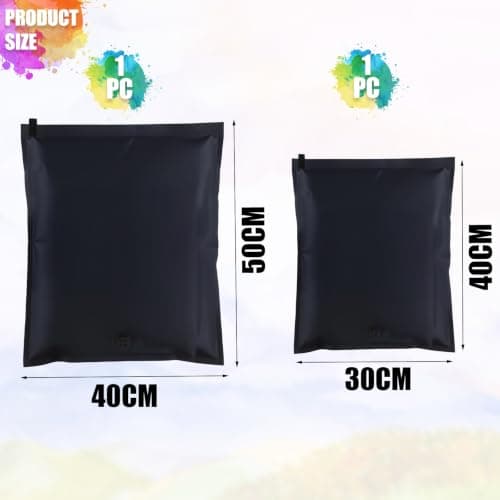 2 Pcs No Pump Vacuum Storage Bags for Travel, Small Vacuum Bags for Travel — view 2