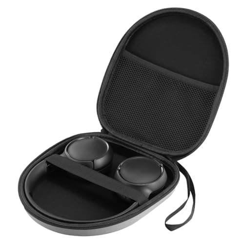 Headphone Case, Over Ear Wireless Headphones Case Universal Portable Travel Headphone Storage Cover Bag (Grey) — view 5