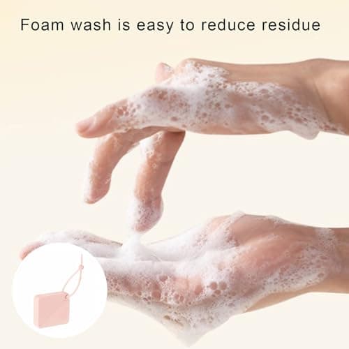 50Pcs Dissolvable Paper Soap Sheets with Hanging Case Portable Handwashing Soaps Paper Sheets for Outdoor Travel Camping Hiking, Hygienic Soap Paper with Scent Yellow — view 3