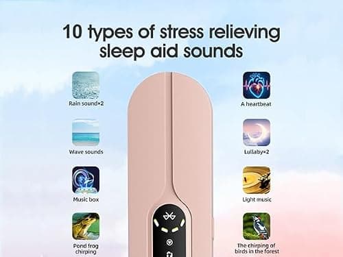 STEHEALTH Mini Portable Wireless Under Pillow Speaker for Sleeping (Pink) — view 2