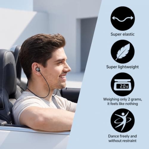 2 Pcs Earplug Lanyard, Silicone Cord for Ear Plugs, Ear Bud String — view 5