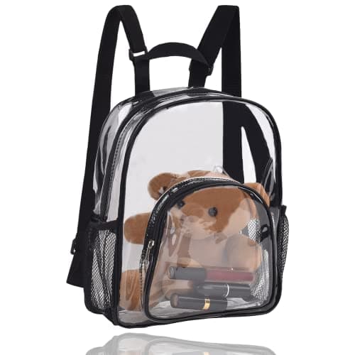 DIYJEP Transparent Bag PVC Waterproof, Clear Backpack