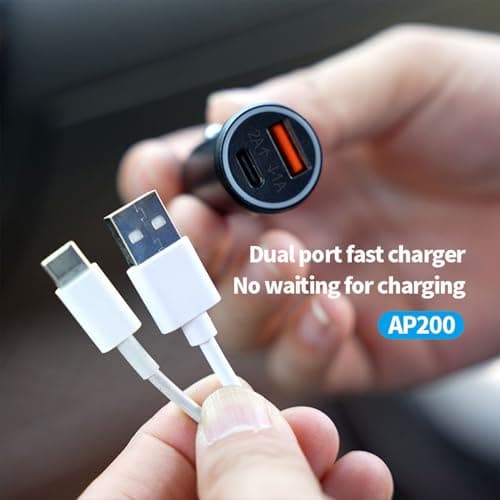 Goshyda GPS Tracker for Vehicles, Real Time Tracking, Plug and Play Cigarette Lighter Adapter, Anti Theft Locator for Cars, USB and Type C Dual Fast Charging — view 4
