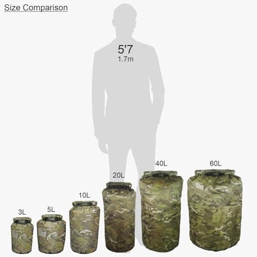 Lomo 10L Camouflage Dry Bag - Roll Down — view 2