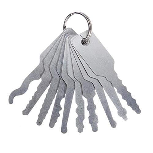 10 pcs, Jiggler lock picks for double sided lock fasteners selection tool