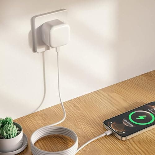 USBC Fast Charger Plug UK, 4 Pack USB Type C Plug Phone Fast Charge Head for iPhone 17 Pro Max Air 16e 16 Plus Pro Max 15 14 13 12 11, Apple Watch iPad Pro Mini Air,USB-C Port Wall Charging Plug — view 5