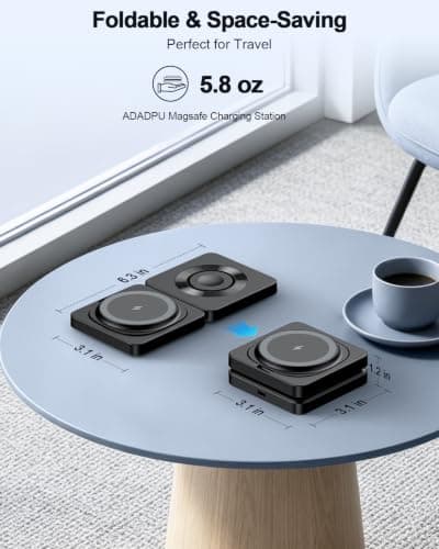 ADADPU 3 in 1 Wireless Charger (20W Power Adapter Included) — view 3