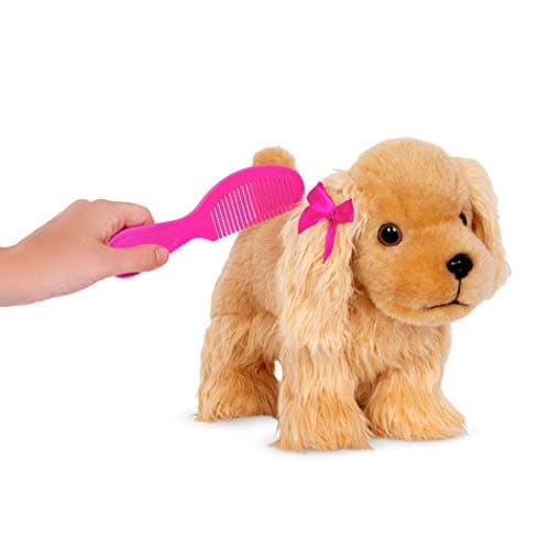 Pucci Pals Plush Puppy Carrier Set, Cocker Spaniel, Heart Print Bag, Pet — view 5