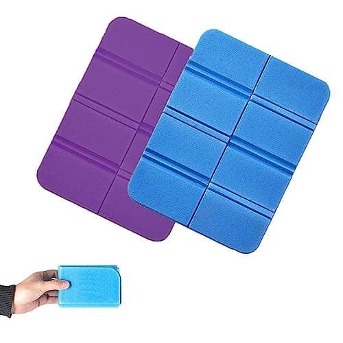 Folding Sit Mats Portable Waterproof Hiking Seat Pad forCamping Outing,2pcs