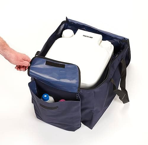 Ducksback Small camping toilet Porta Potti Carry/Storage bag Blue campervan caravan travel — view 2