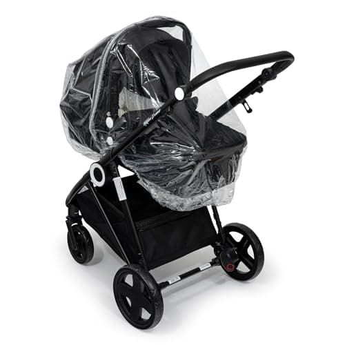 Universal Rain Cover Compatible with ICandy Pushchair,Pram, Car Seat, Carrycot, 2 in 1, Side By Side, Twin, Pram,Travel Weather Shield Windproof, Waterproof, Protect Sun Dust Snow (2 in 1) — view 2