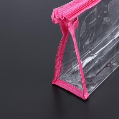 FUNNETOYU Pvc Women Cosmetic Bag with Convenient Zipper Design and Case, Makeup Bag Suitable for Summer and Car Travel, Portable Cosmetic Organizer for Easy Storage — view 3