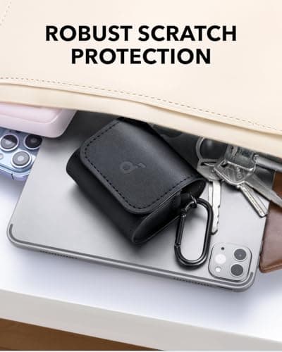 soundcore by Anker, Earbuds Travel Case, Fits Multiple soundcore Earbuds, Anti-Scratch, Portable, Magnetic Closure, Black — view 3
