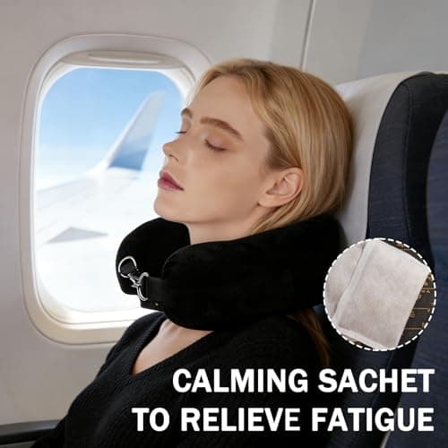 CPCOIN Airplane Neck Pillow 3 Pack Stuffable Neck Pillow Airplanes for Extra Luggage - Avoid Baggage Fees Multi-Functional Tube Pillow with Clothes Fits 3+ Days of Travel Essentials — view 5