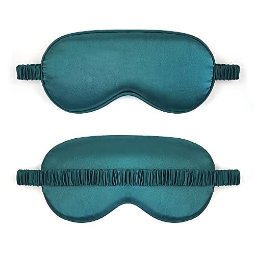 Sleep Mask Satin Eye Mask, Blackout, Green