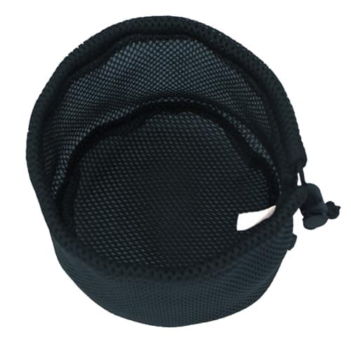 Camping Pot Storage Bag Black Nylon Mesh Bag Travel Gear Sack Drawstring Picnic Cookware Storage Pouch Black Nylon Mesh Kettle Equipment Camping Utensil Pouch — view 5