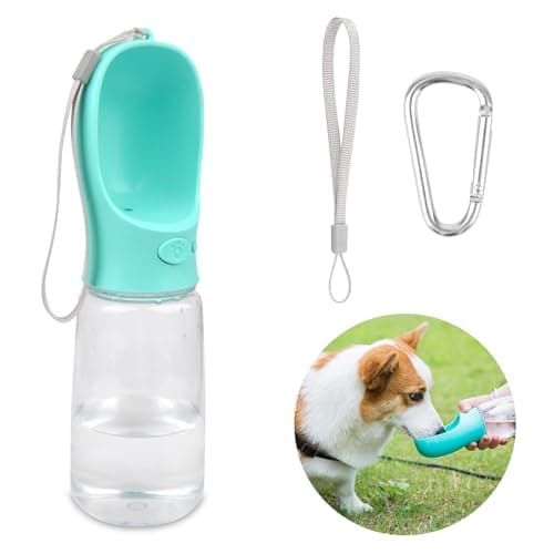 Emwel Dog Water Bottle - 550ml Water Feeder Leak Proof Portable Puppy Water Dispenser with Drinking Feeder for Pets Outdoor Walking, Hiking, Travel, Food Grade Plastic For Pets — view 2
