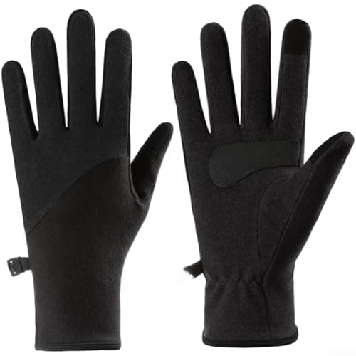 Touchscreen Ski Gloves Liner Anti-Slip Breathable(Brown M) — view 3