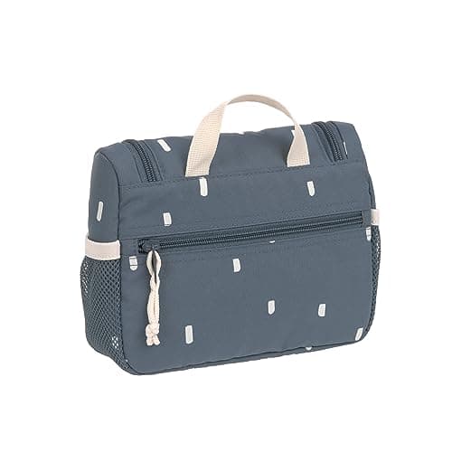 LÄSSIG Children's Toiletry Bag for Hanging - Mini Wash Bag, Happy Prints Dark Blue, 20 cm — view 3