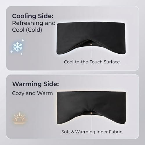 Sleep Mask, Blackout Eye Mask for Sleeping, Adjustable Straps Eyemask — view 4
