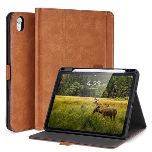 AsileCuir Case for iPad A16 (11th Gen)/iPad 10th Generation, Brown