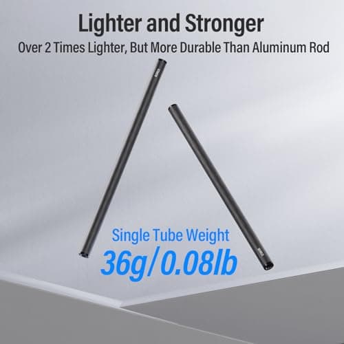 SIRUI Carbon Fiber Rods, Universal 12" Camera Rail Support System, Follow Focus, Shoulder Rig, AM-CR300, Pack of 2 — view 5