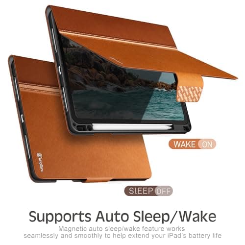 KingBlanc for Air 13-inch Case M4 2026/M3 2025/M2 2024 Brown — view 6