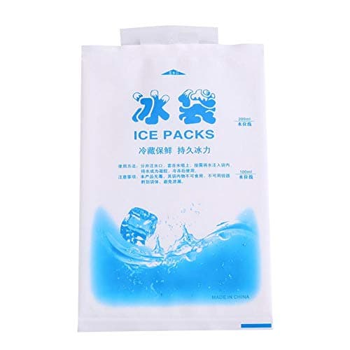 Reusable Ice Pack, 10 Pack Freezable Cold Packs, Flexible Freezer Cold Packs for Lunch Cooler Bag Picnics Camping Travel Cool Box(200ml) — view 3
