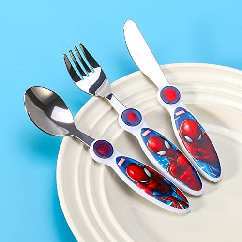 Spiderman Kids 3 Piece Cutlery Set – Includes Knife, Fork and Spoon — view 5